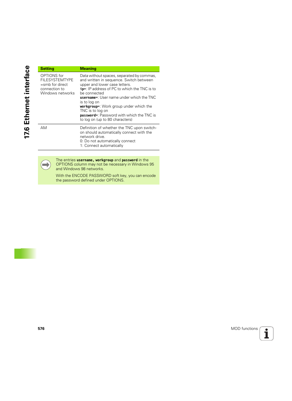 6 ether n et int e rf ace | HEIDENHAIN iTNC 530 (34049x-08) ISO programming User Manual | Page 576 / 654