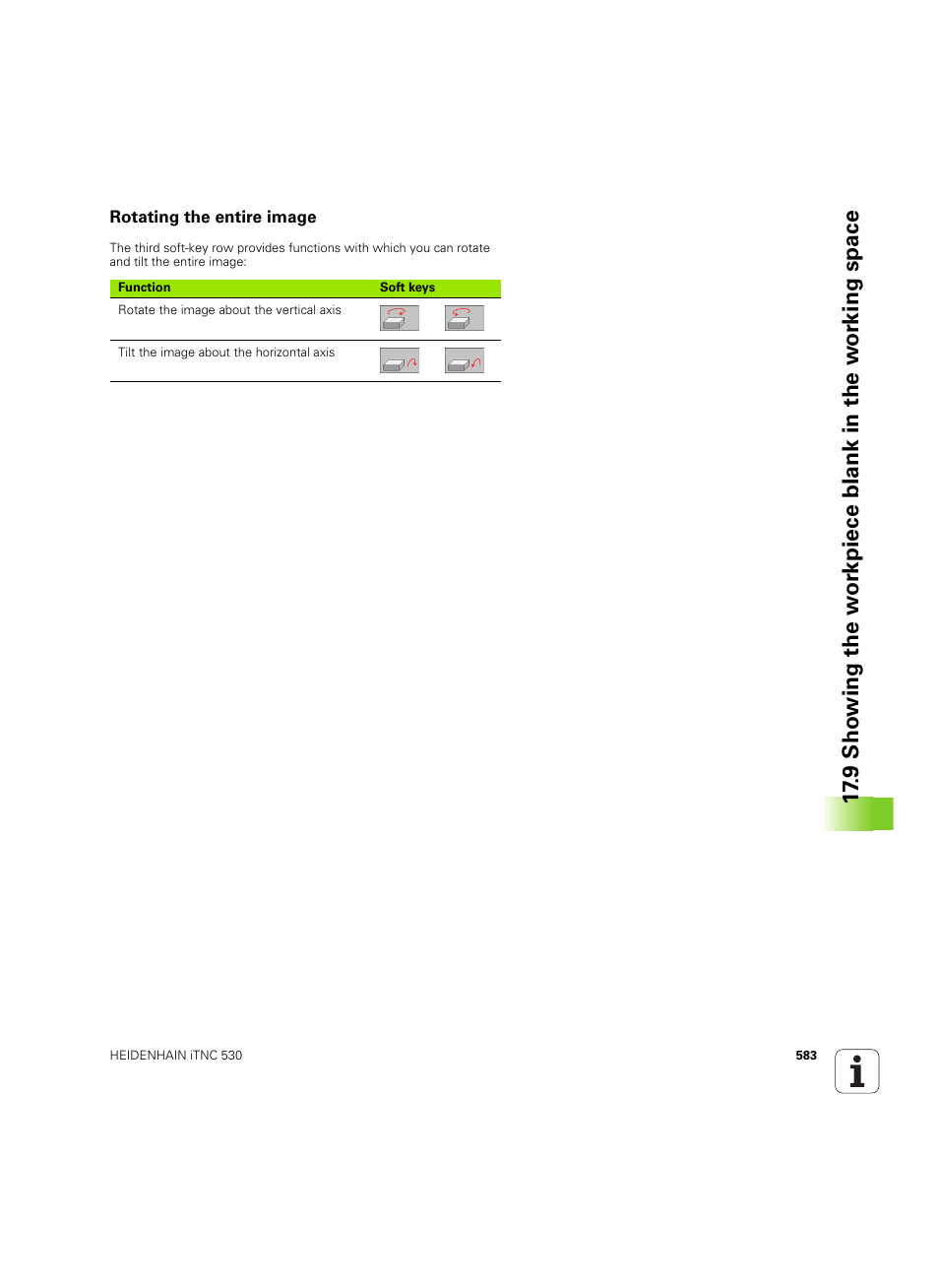 Rotating the entire image | HEIDENHAIN iTNC 530 (34049x-08) ISO programming User Manual | Page 583 / 654