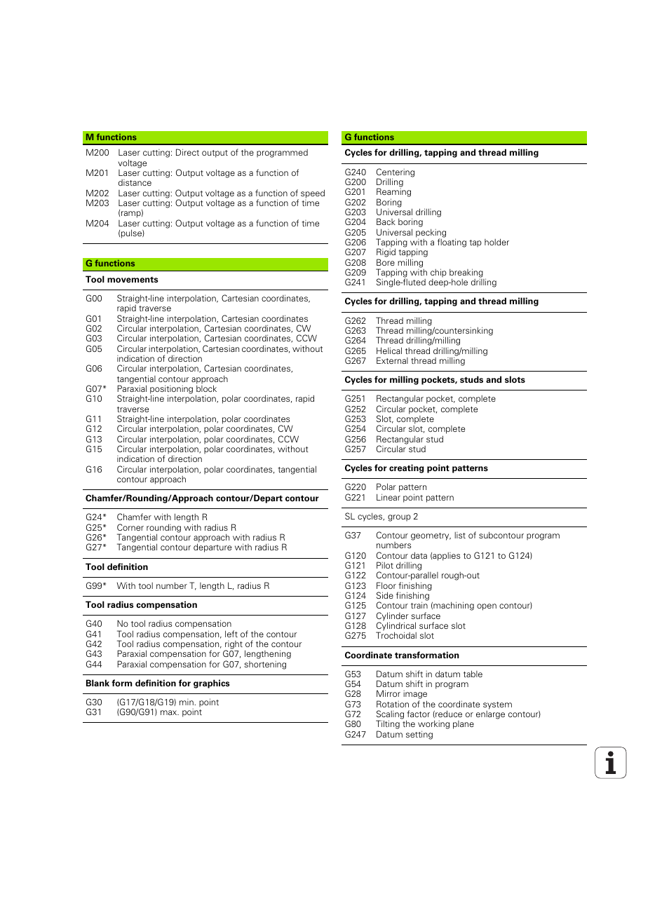 HEIDENHAIN iTNC 530 (34049x-08) ISO programming User Manual | Page 650 / 654