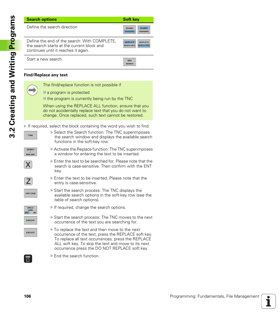 2 cr eating and w riting pr ogr a ms | HEIDENHAIN iTNC 530 (606 42x-01) User Manual | Page 106 / 693