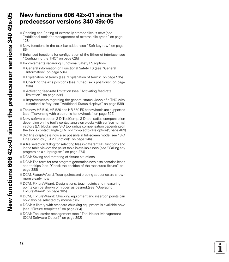 HEIDENHAIN iTNC 530 (606 42x-01) User Manual | Page 12 / 693