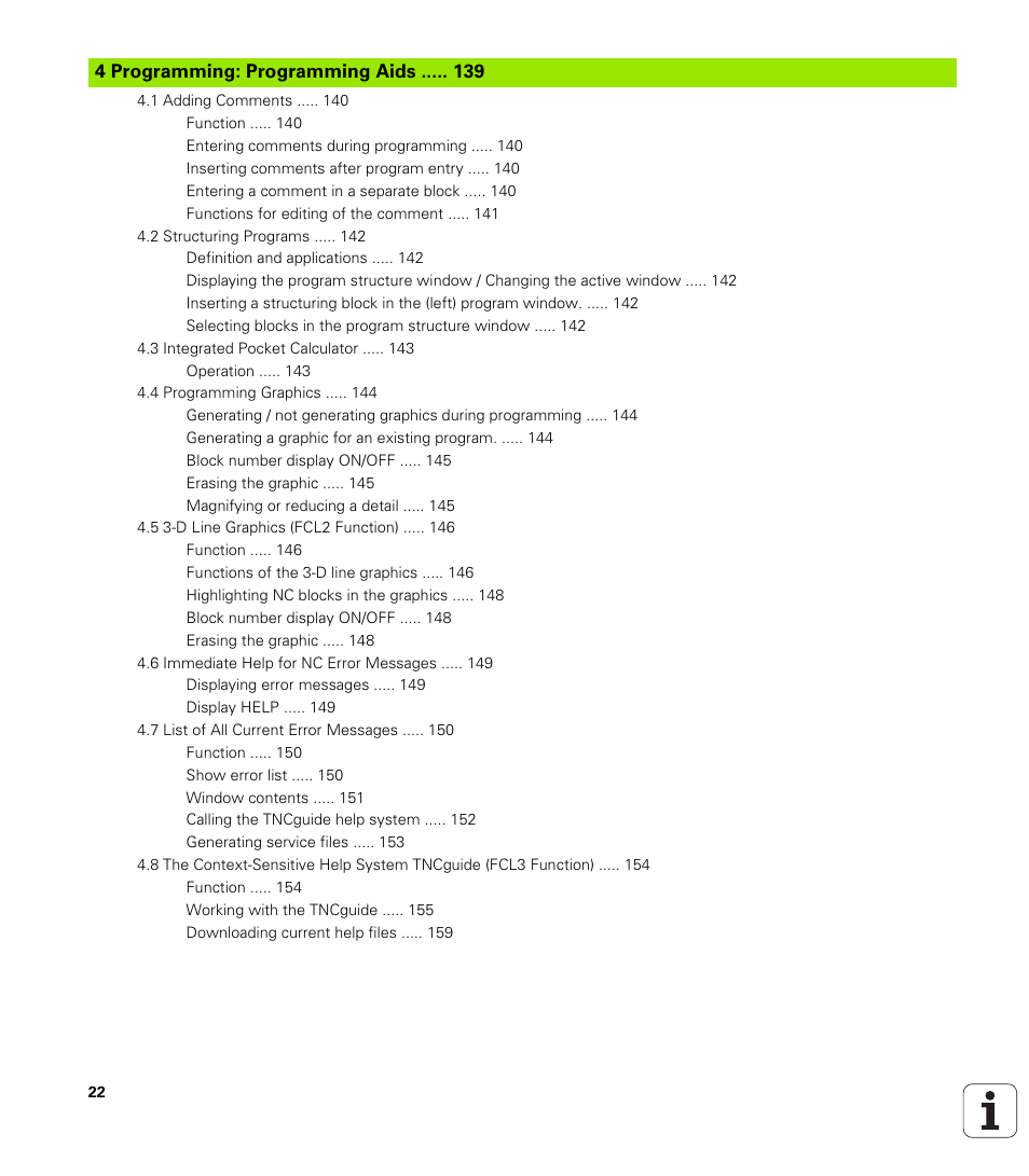 4 programming: programming aids, Programming: programming aids | HEIDENHAIN iTNC 530 (606 42x-01) User Manual | Page 22 / 693