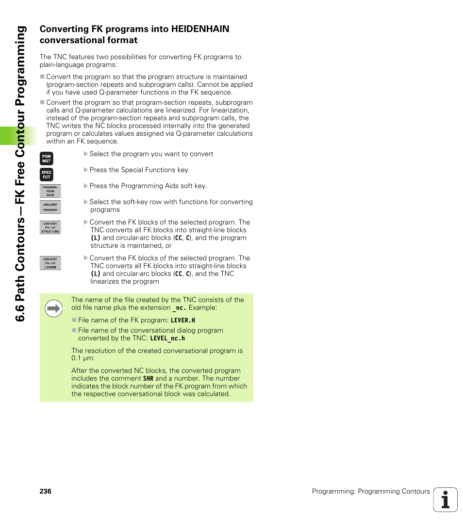 HEIDENHAIN iTNC 530 (606 42x-01) User Manual | Page 236 / 693