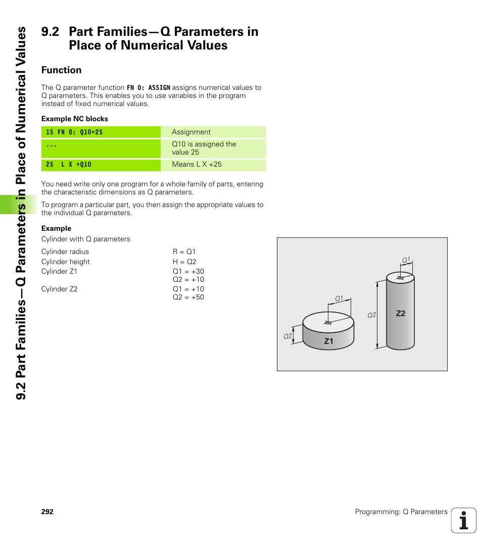 Function | HEIDENHAIN iTNC 530 (606 42x-01) User Manual | Page 292 / 693