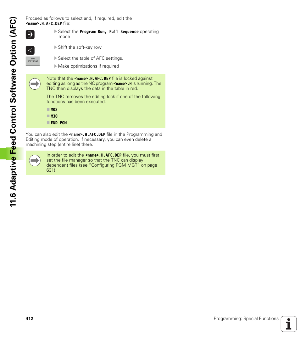 HEIDENHAIN iTNC 530 (606 42x-01) User Manual | Page 412 / 693