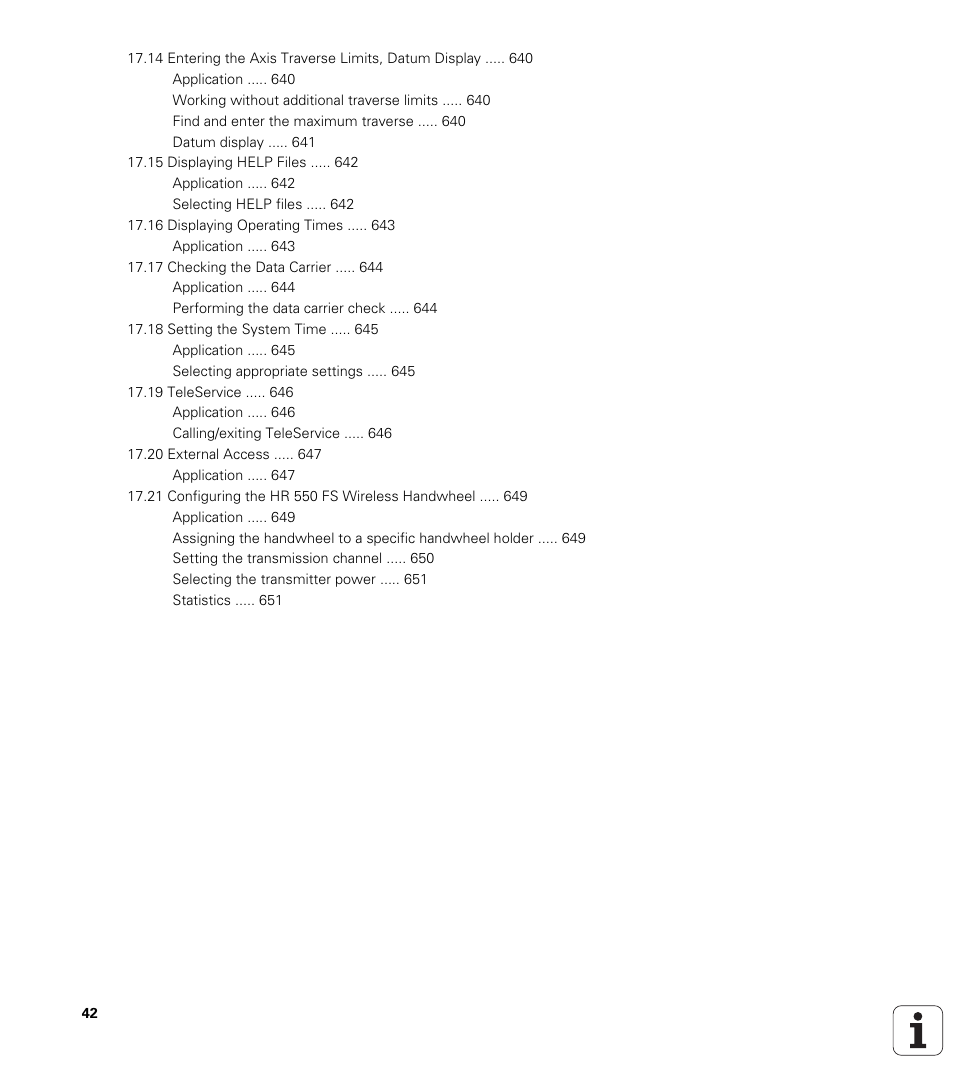 HEIDENHAIN iTNC 530 (606 42x-01) User Manual | Page 42 / 693