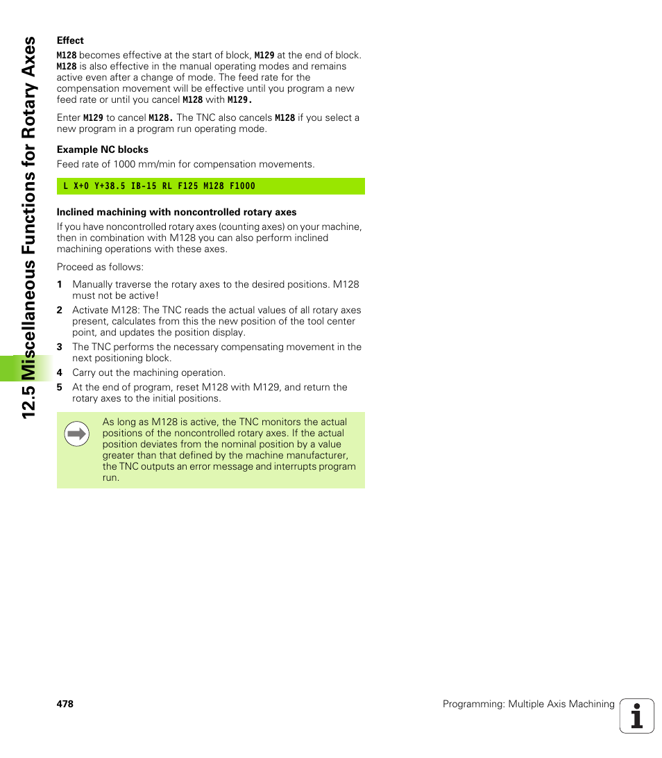 HEIDENHAIN iTNC 530 (606 42x-01) User Manual | Page 478 / 693
