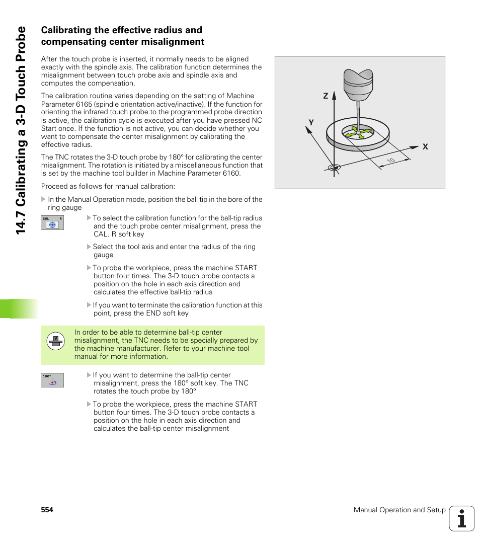 7 calibr a ting a 3-d t o uc h pr obe | HEIDENHAIN iTNC 530 (606 42x-01) User Manual | Page 554 / 693