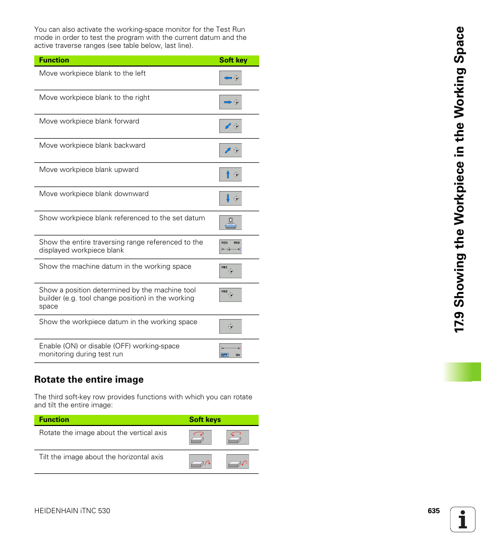 Rotate the entire image | HEIDENHAIN iTNC 530 (606 42x-01) User Manual | Page 635 / 693