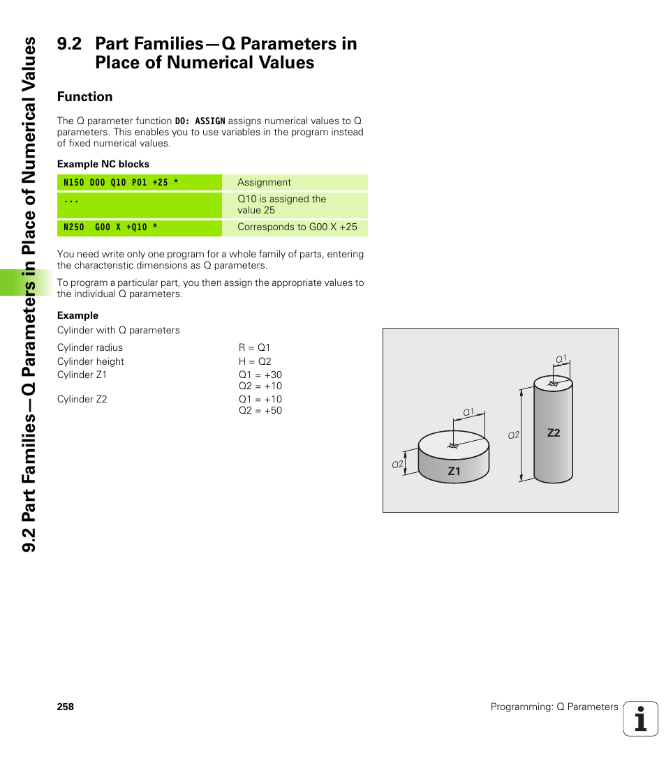 Function | HEIDENHAIN iTNC 530 (606 42x-01) ISO programming User Manual | Page 258 / 618