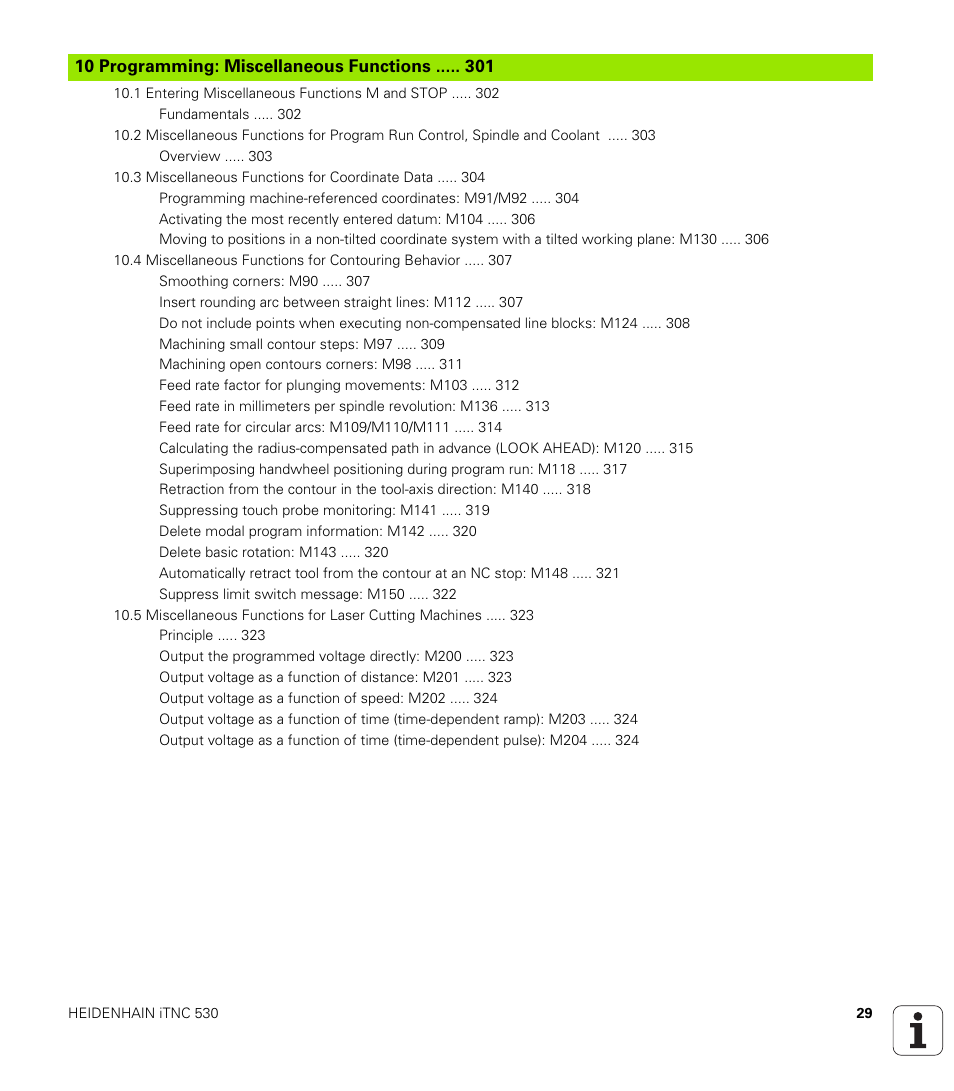 10 programming: miscellaneous functions, Programming: q parameters | HEIDENHAIN iTNC 530 (606 42x-01) ISO programming User Manual | Page 29 / 618