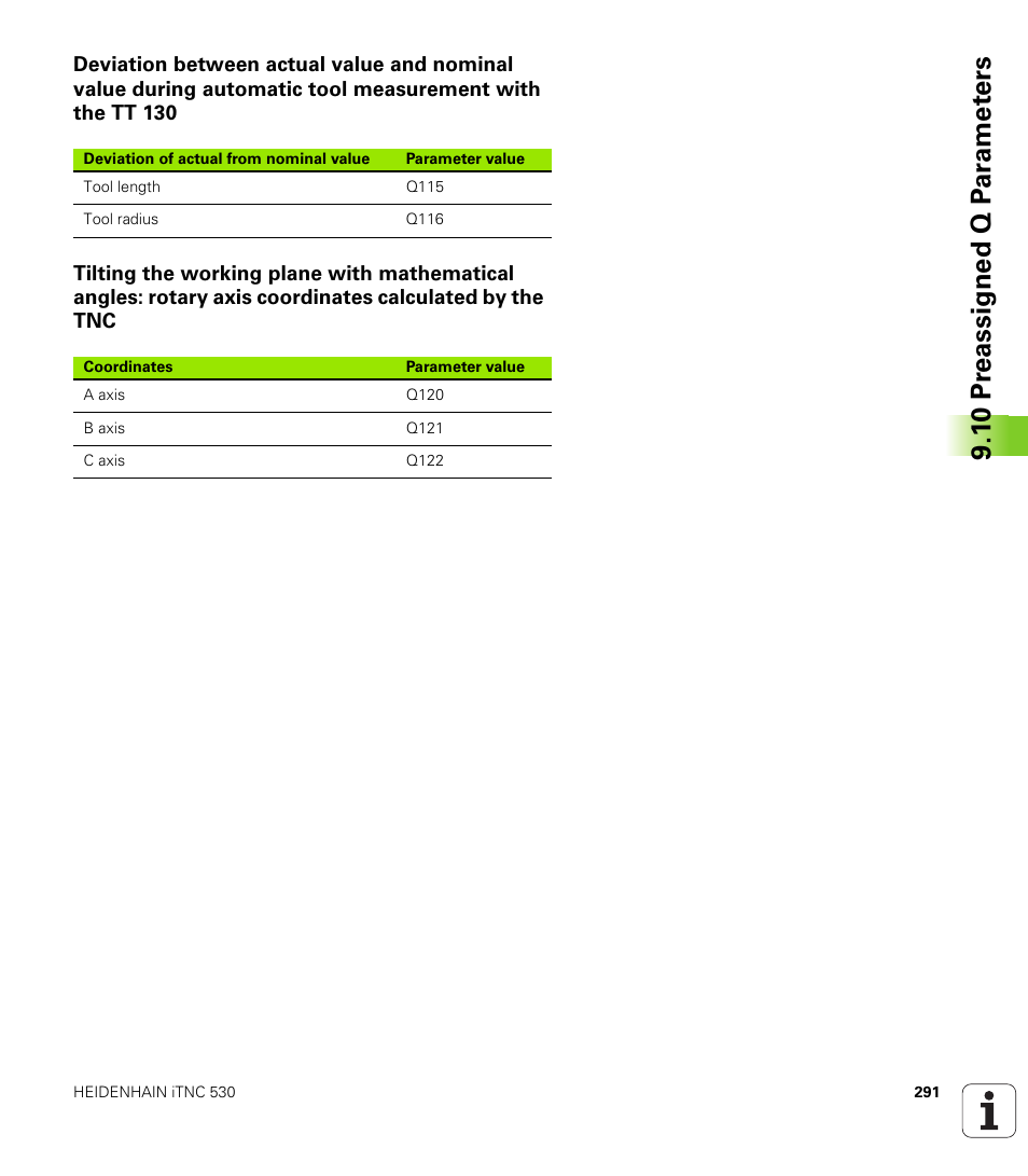 HEIDENHAIN iTNC 530 (606 42x-01) ISO programming User Manual | Page 291 / 618