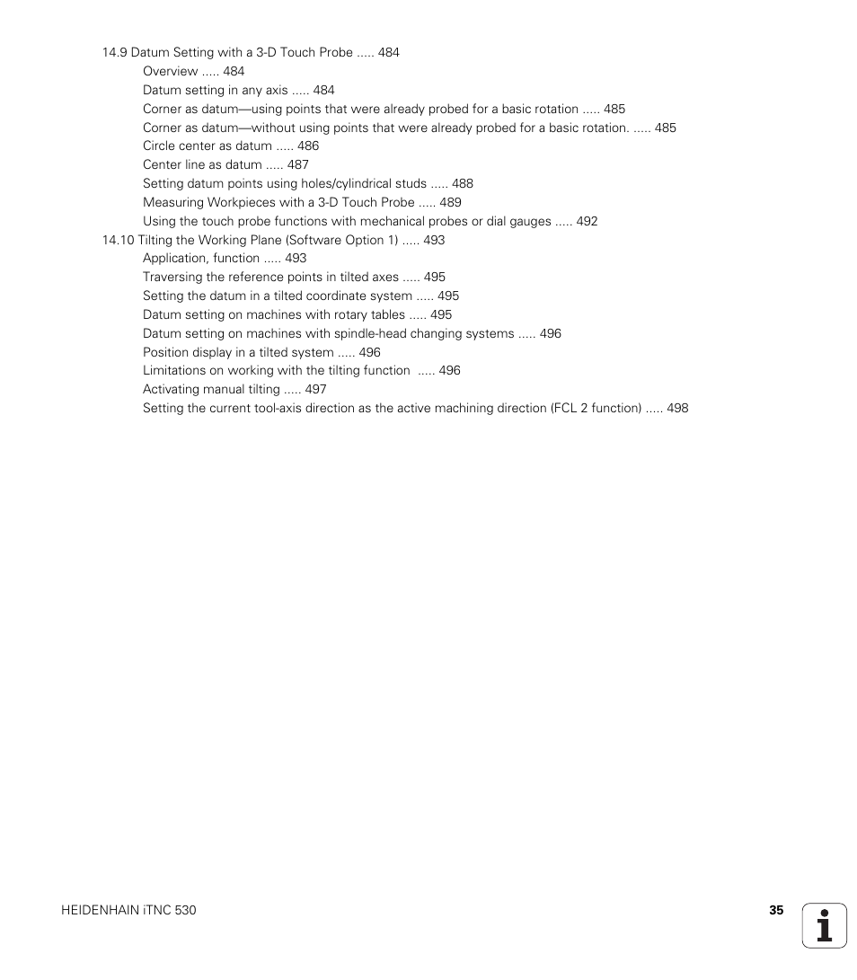 HEIDENHAIN iTNC 530 (606 42x-01) ISO programming User Manual | Page 35 / 618