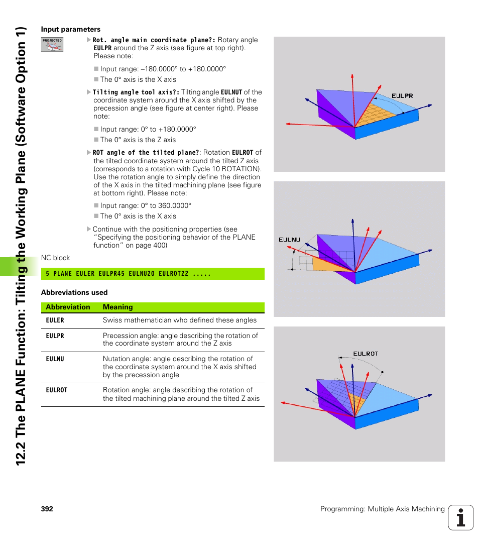 HEIDENHAIN iTNC 530 (606 42x-01) ISO programming User Manual | Page 392 / 618