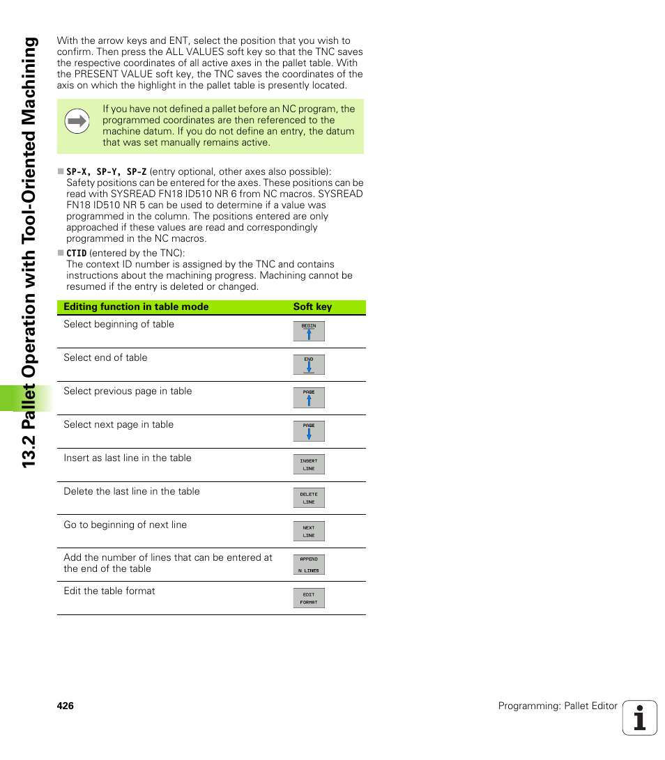 HEIDENHAIN iTNC 530 (606 42x-01) ISO programming User Manual | Page 426 / 618