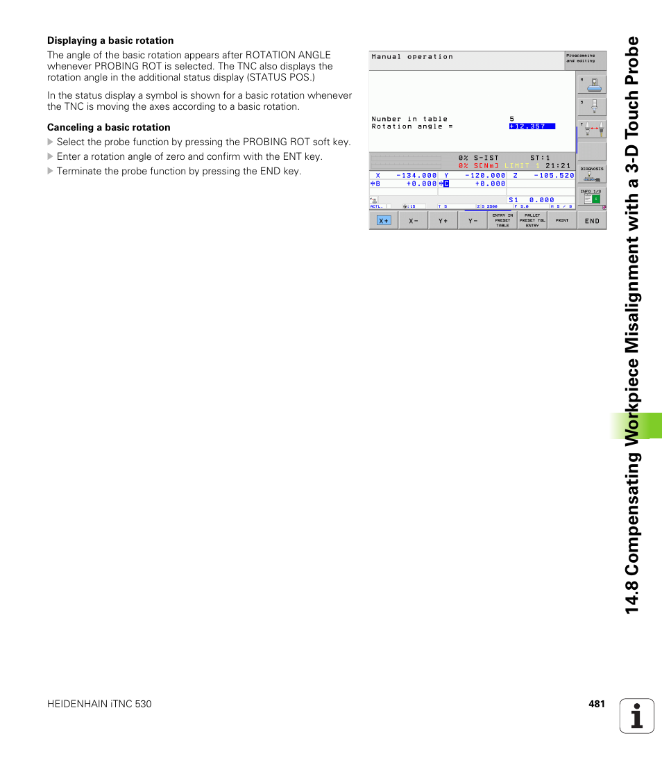 HEIDENHAIN iTNC 530 (606 42x-01) ISO programming User Manual | Page 481 / 618