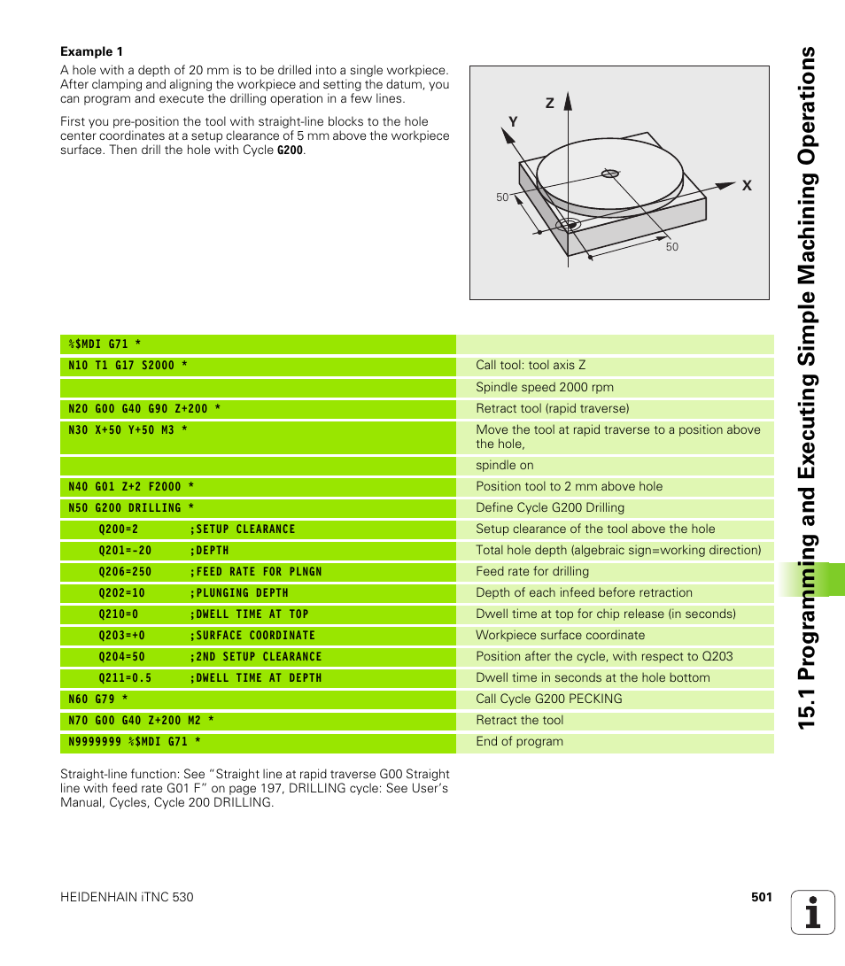 HEIDENHAIN iTNC 530 (606 42x-01) ISO programming User Manual | Page 501 / 618