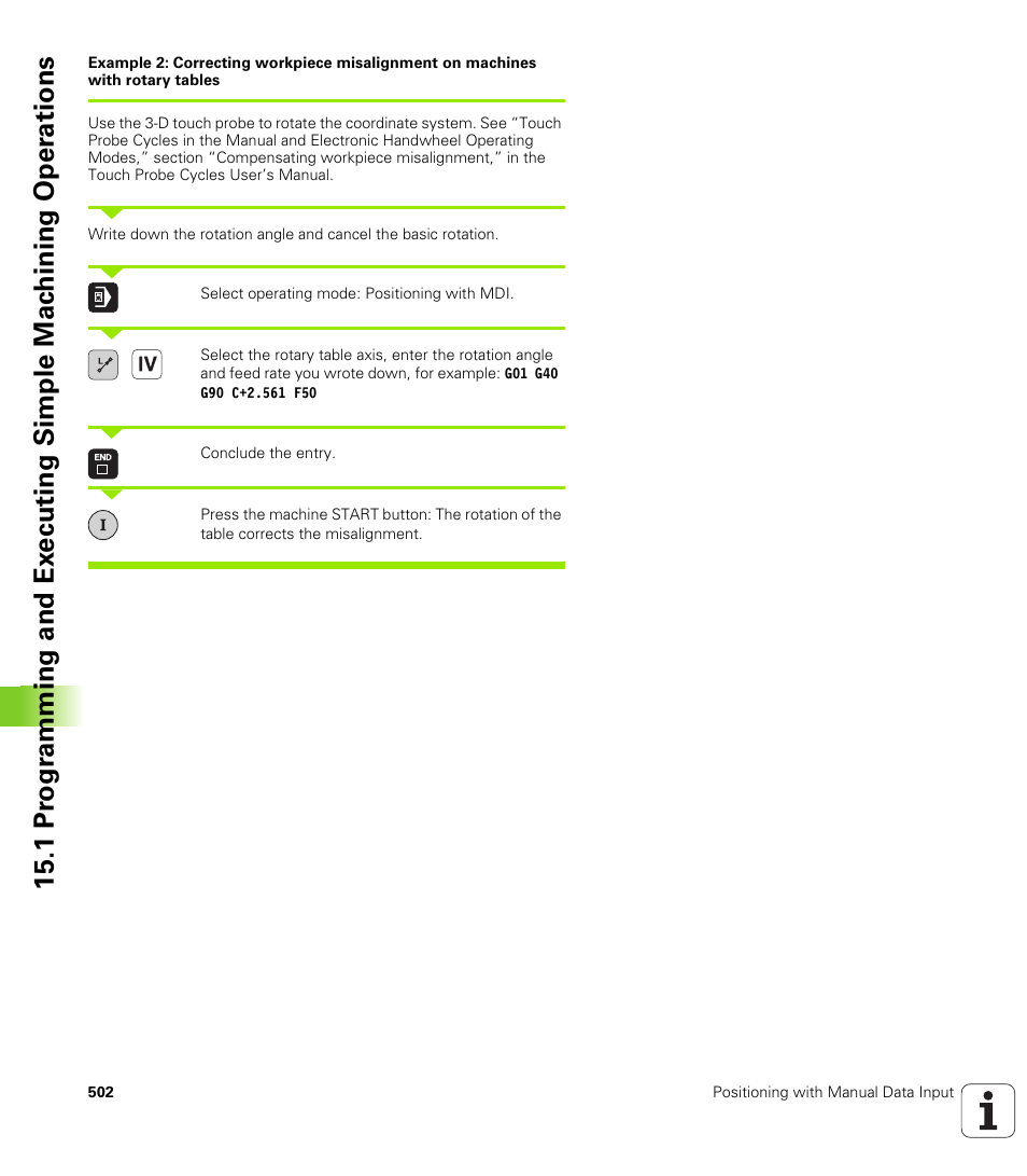 HEIDENHAIN iTNC 530 (606 42x-01) ISO programming User Manual | Page 502 / 618