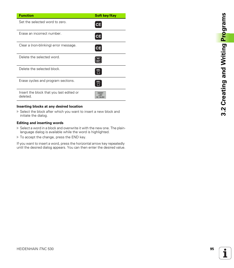 2 cr eating and w riting pr ogr a ms | HEIDENHAIN iTNC 530 (606 42x-01) ISO programming User Manual | Page 95 / 618