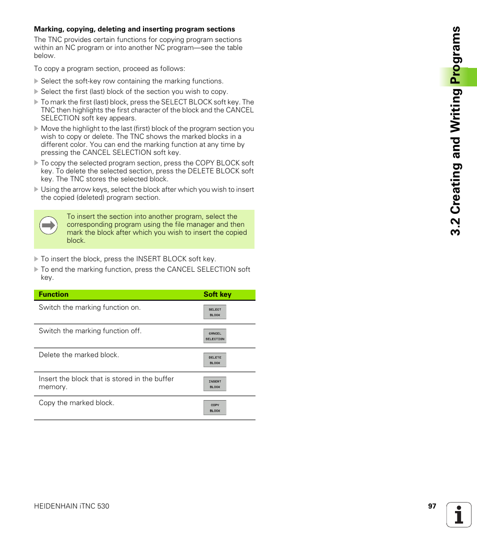 2 cr eating and w riting pr ogr a ms | HEIDENHAIN iTNC 530 (606 42x-01) ISO programming User Manual | Page 97 / 618