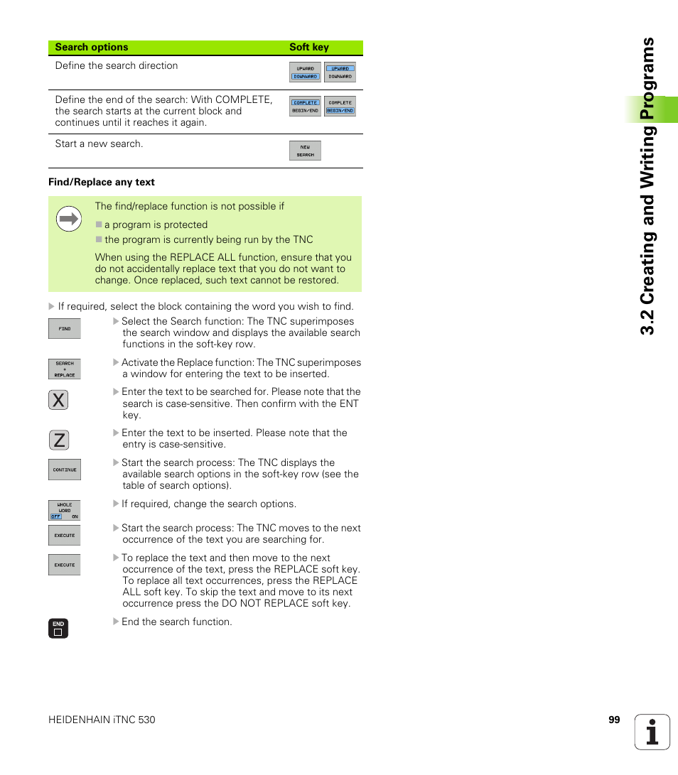 2 cr eating and w riting pr ogr a ms | HEIDENHAIN iTNC 530 (606 42x-01) ISO programming User Manual | Page 99 / 618