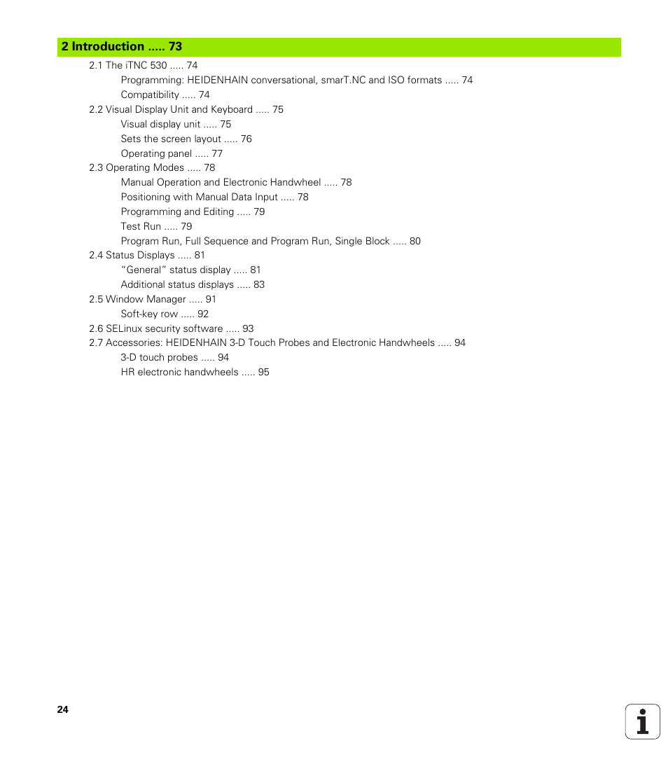 2 introduction | HEIDENHAIN iTNC 530 (606 42x-02) User Manual | Page 24 / 725