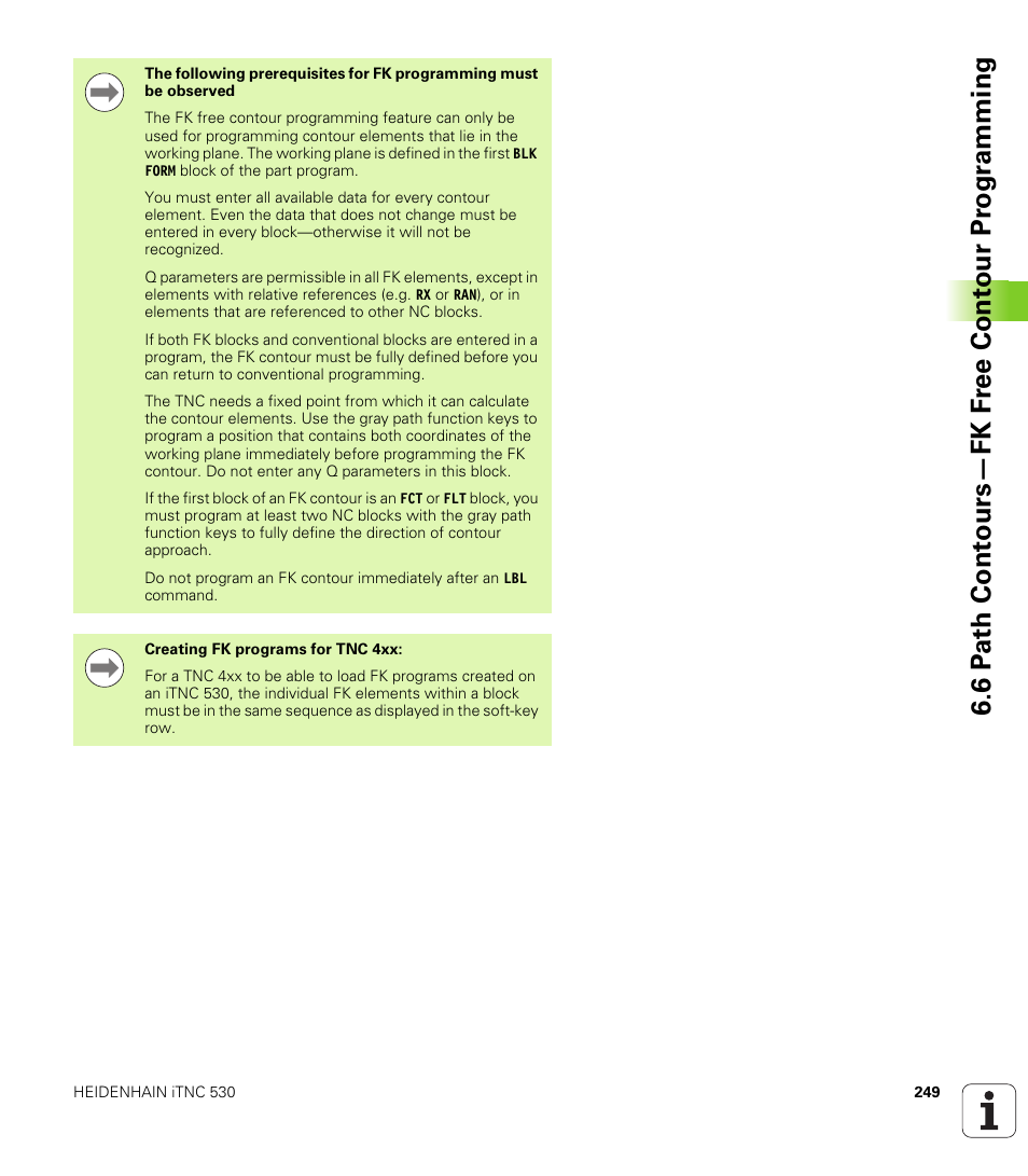 HEIDENHAIN iTNC 530 (606 42x-02) User Manual | Page 249 / 725