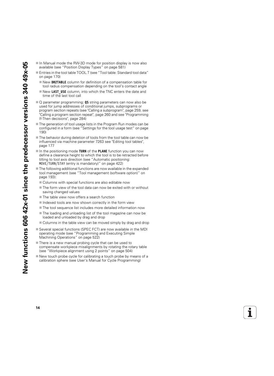 HEIDENHAIN iTNC 530 (606 42x-02) ISO programming User Manual | Page 14 / 648