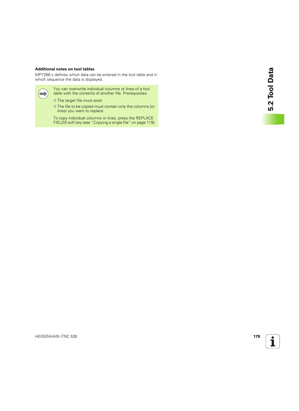 2 t ool d a ta | HEIDENHAIN iTNC 530 (606 42x-02) ISO programming User Manual | Page 179 / 648