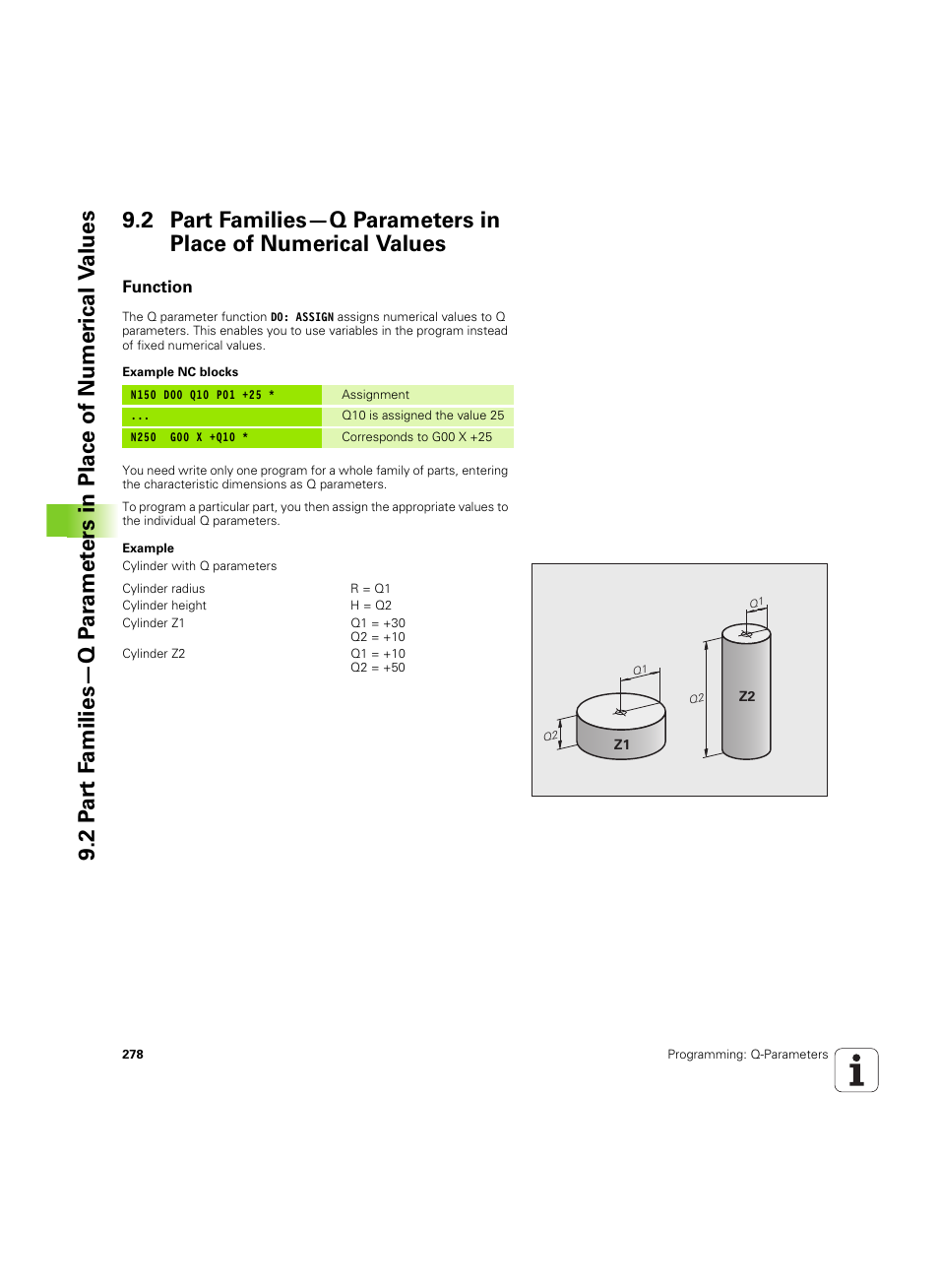 Function | HEIDENHAIN iTNC 530 (606 42x-02) ISO programming User Manual | Page 278 / 648