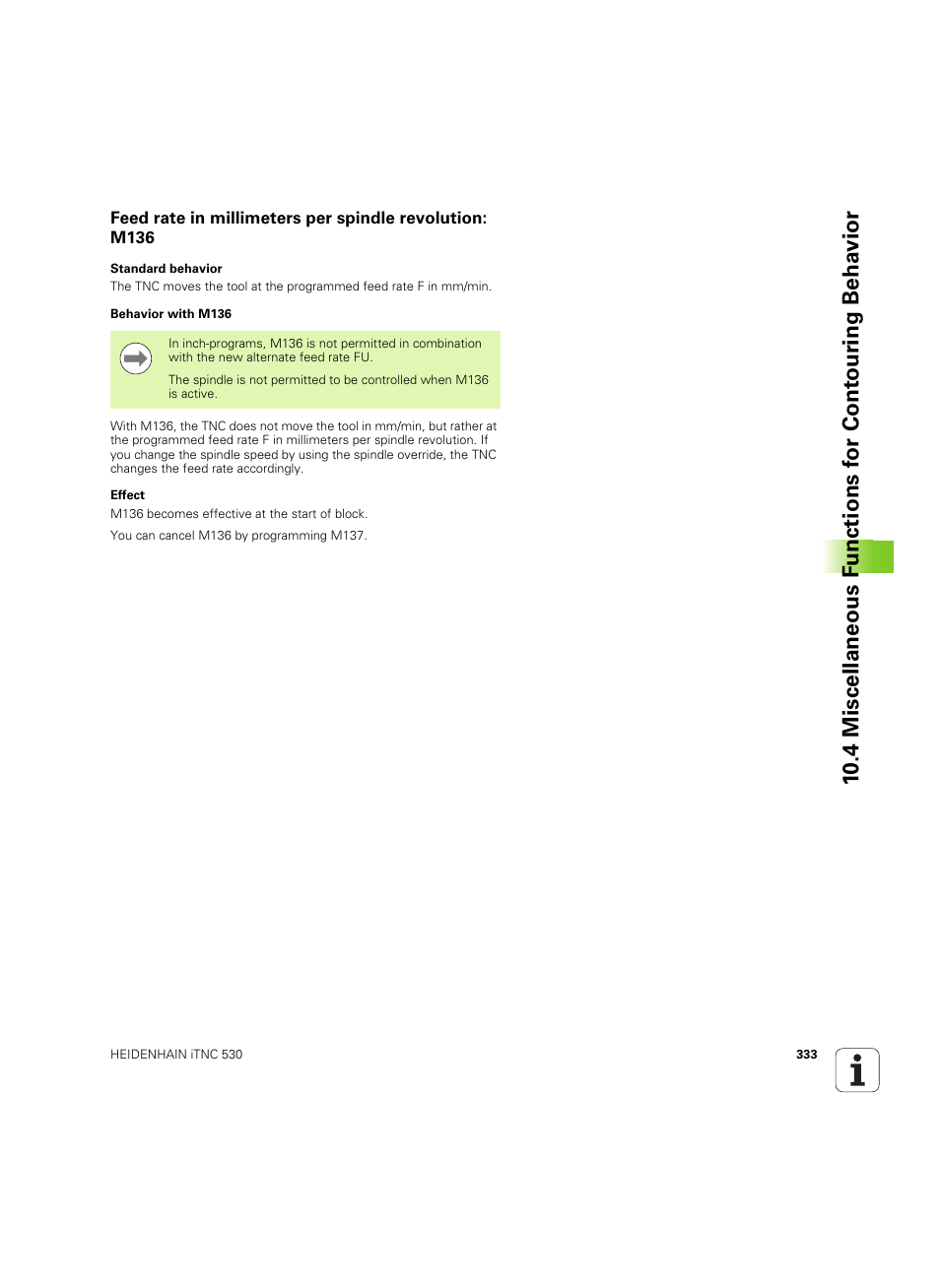HEIDENHAIN iTNC 530 (606 42x-02) ISO programming User Manual | Page 333 / 648