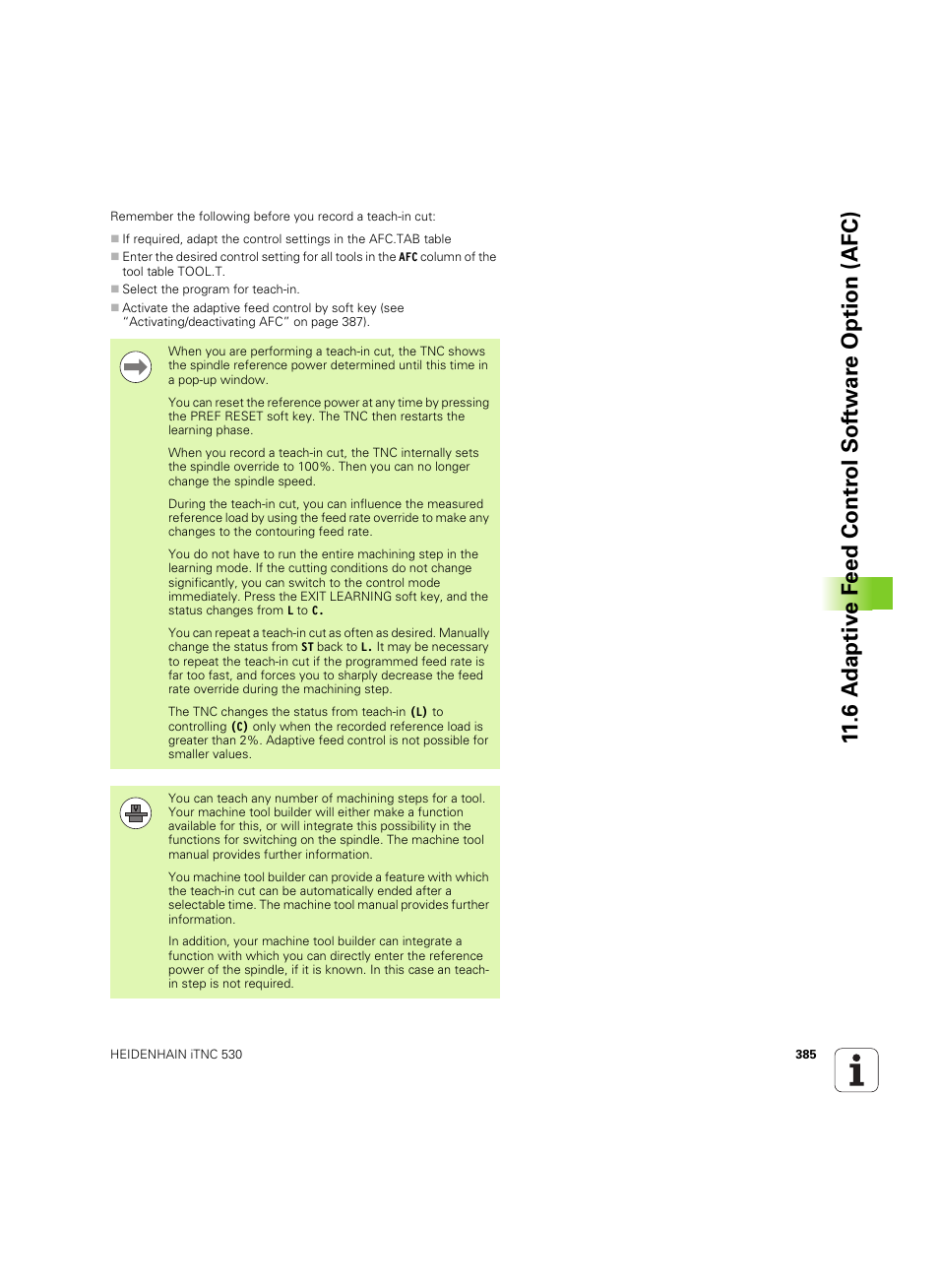 HEIDENHAIN iTNC 530 (606 42x-02) ISO programming User Manual | Page 385 / 648