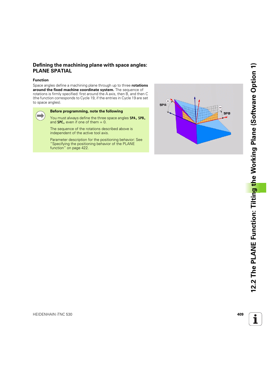 HEIDENHAIN iTNC 530 (606 42x-02) ISO programming User Manual | Page 409 / 648