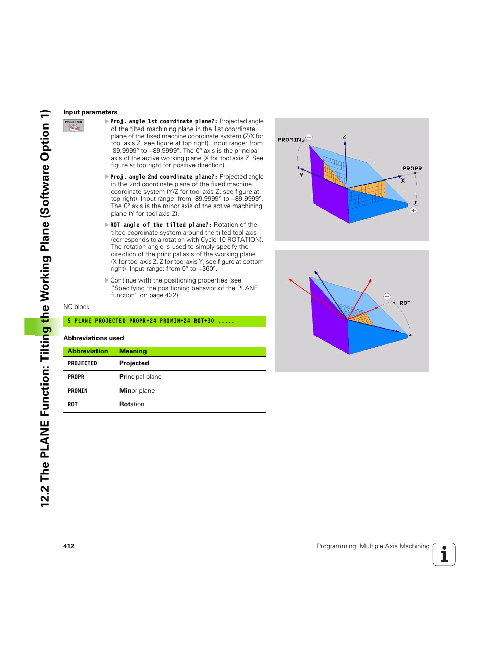 HEIDENHAIN iTNC 530 (606 42x-02) ISO programming User Manual | Page 412 / 648