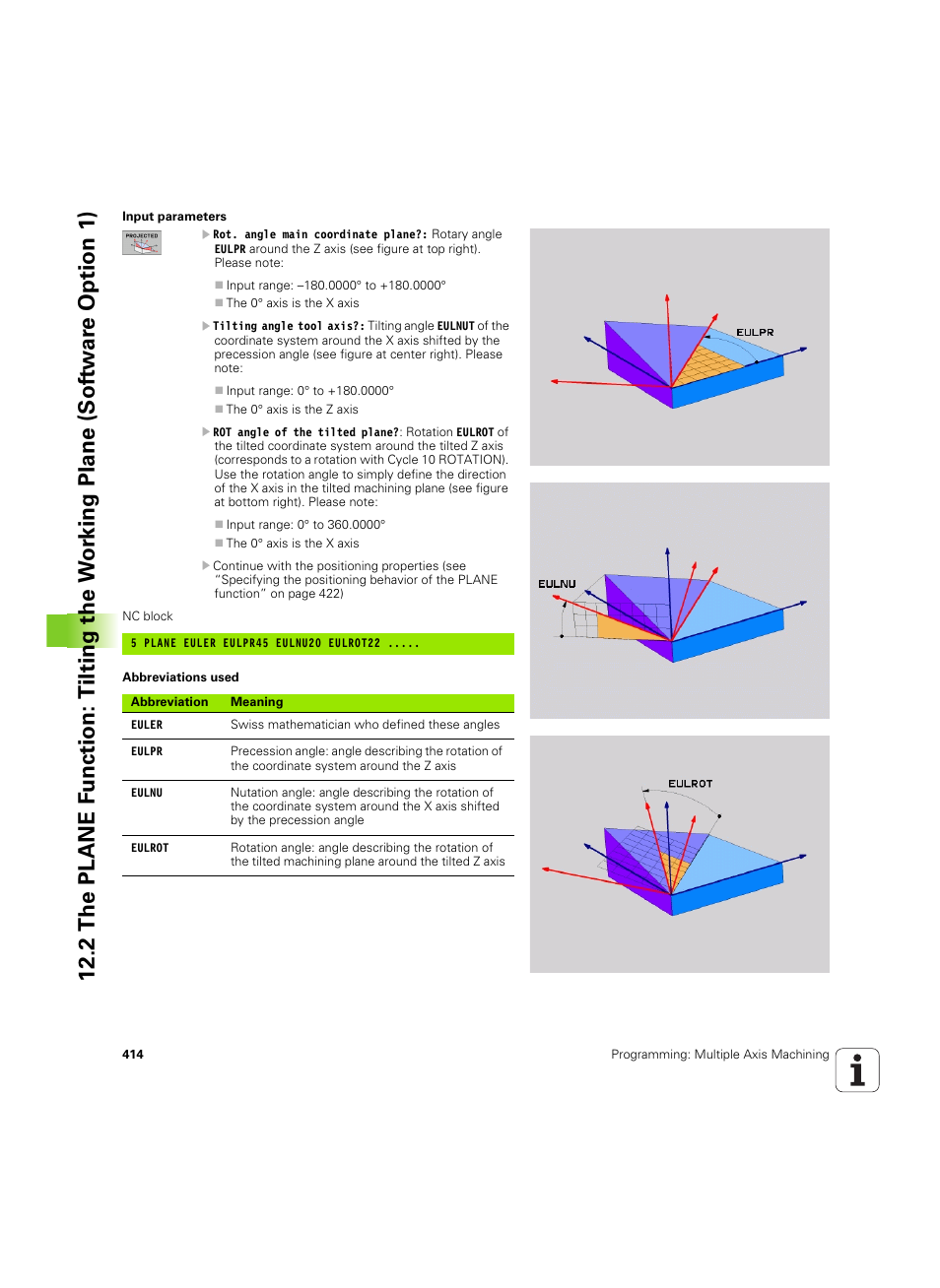 HEIDENHAIN iTNC 530 (606 42x-02) ISO programming User Manual | Page 414 / 648