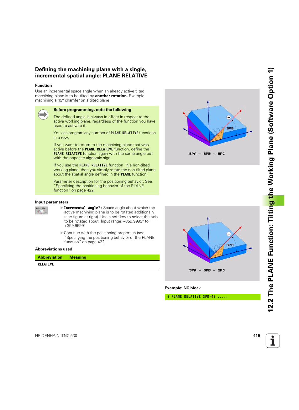 HEIDENHAIN iTNC 530 (606 42x-02) ISO programming User Manual | Page 419 / 648