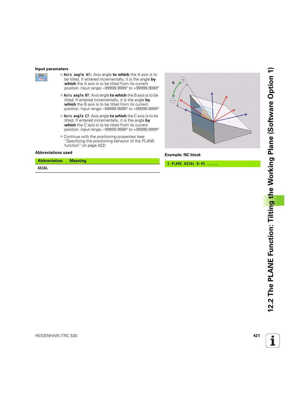 HEIDENHAIN iTNC 530 (606 42x-02) ISO programming User Manual | Page 421 / 648