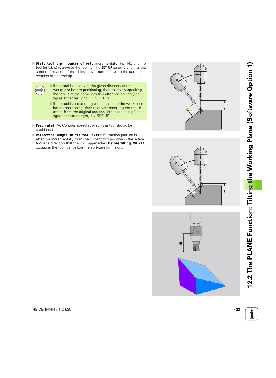 HEIDENHAIN iTNC 530 (606 42x-02) ISO programming User Manual | Page 423 / 648