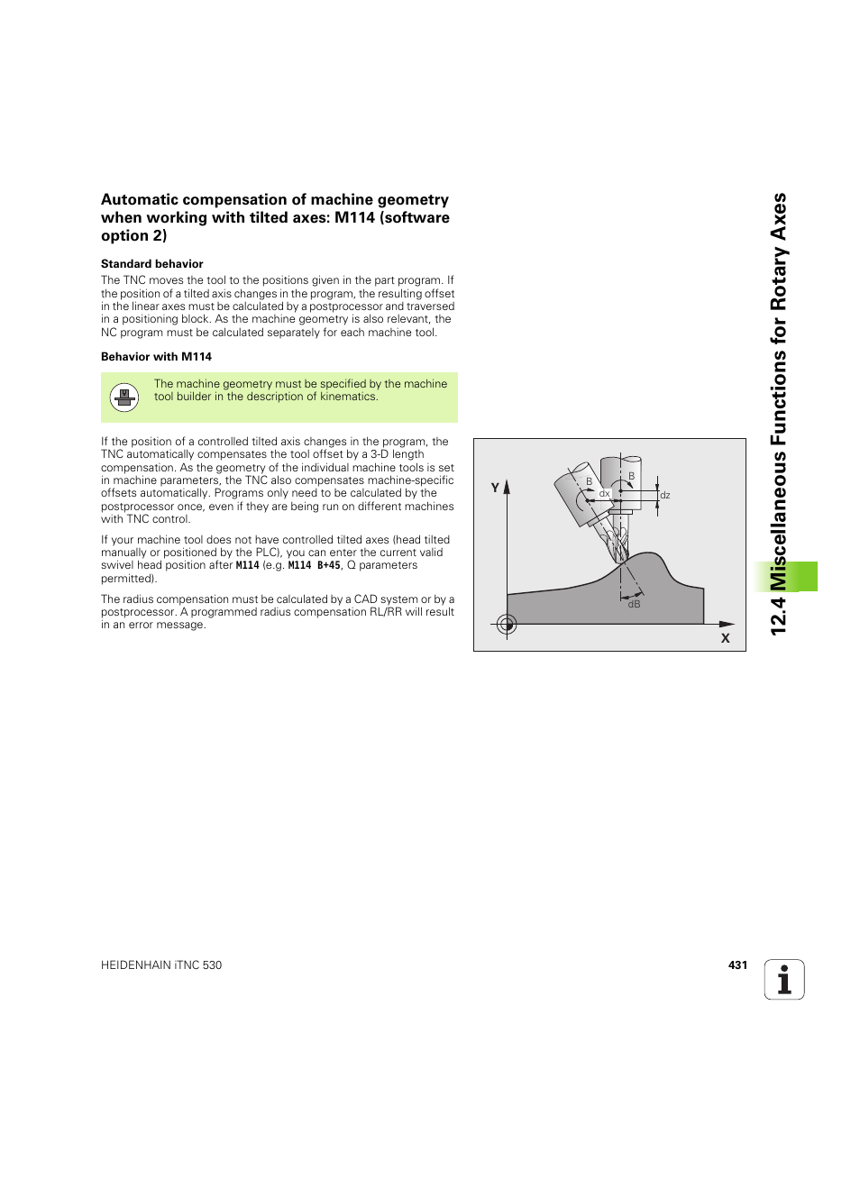 HEIDENHAIN iTNC 530 (606 42x-02) ISO programming User Manual | Page 431 / 648
