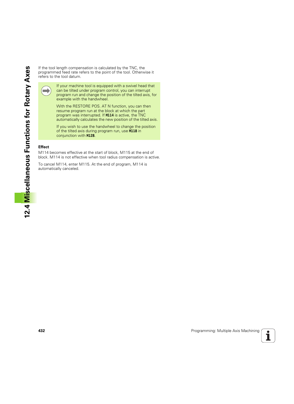 HEIDENHAIN iTNC 530 (606 42x-02) ISO programming User Manual | Page 432 / 648