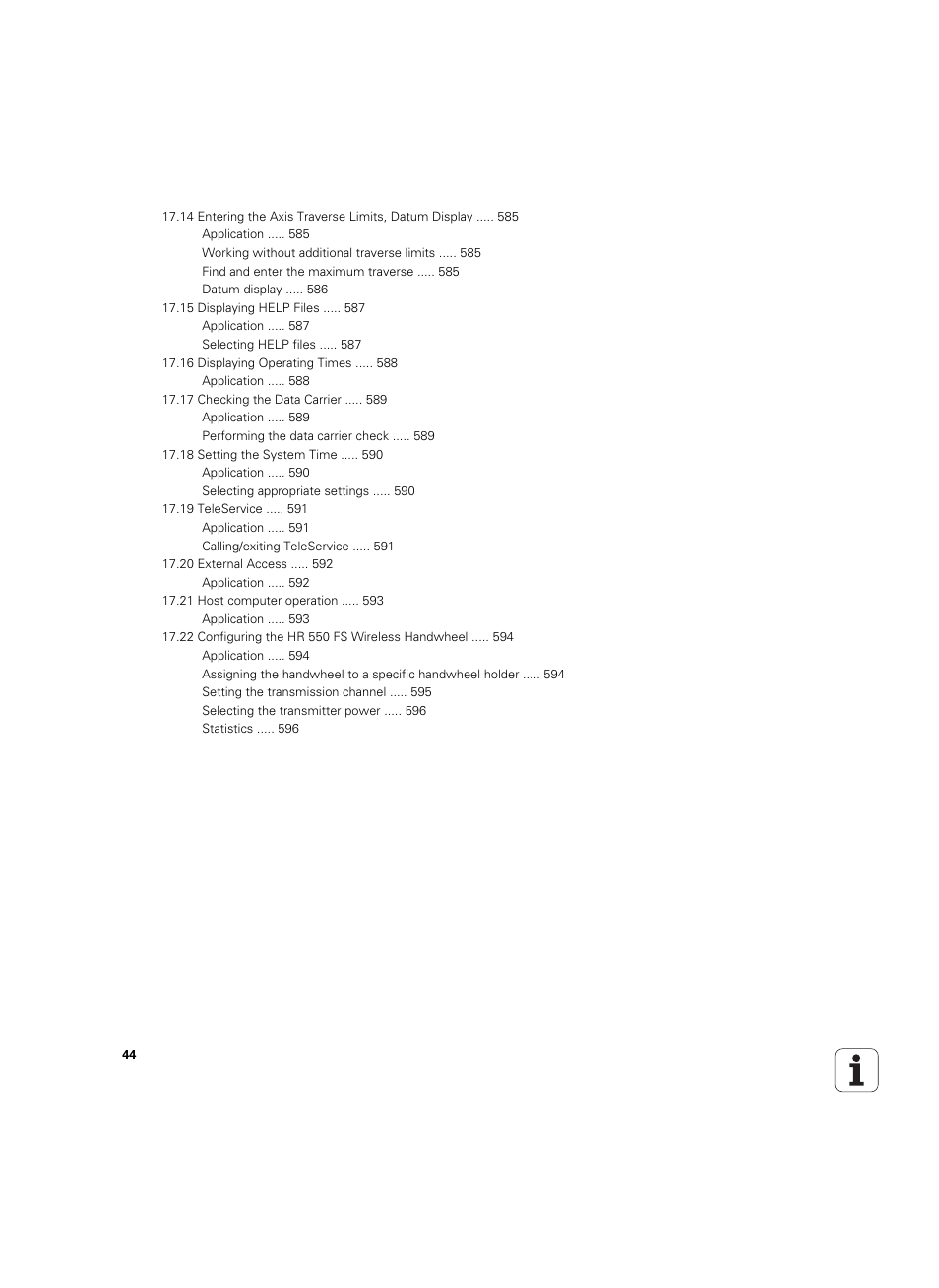 HEIDENHAIN iTNC 530 (606 42x-02) ISO programming User Manual | Page 44 / 648