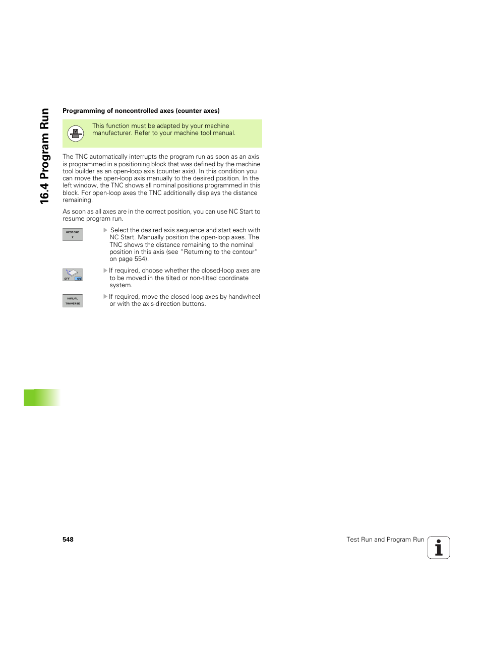 4 pr ogr am run | HEIDENHAIN iTNC 530 (606 42x-02) ISO programming User Manual | Page 548 / 648