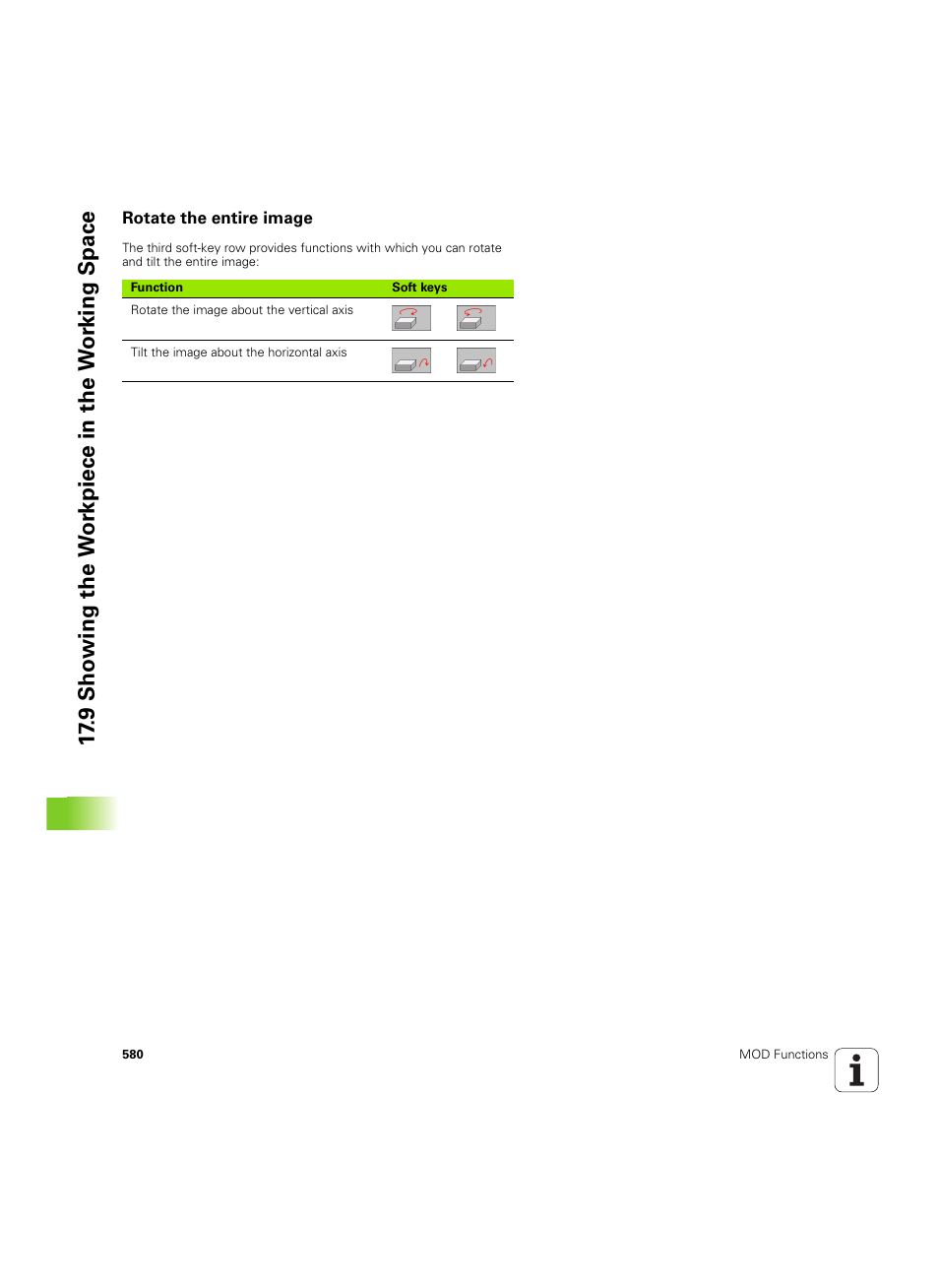 Rotate the entire image | HEIDENHAIN iTNC 530 (606 42x-02) ISO programming User Manual | Page 580 / 648