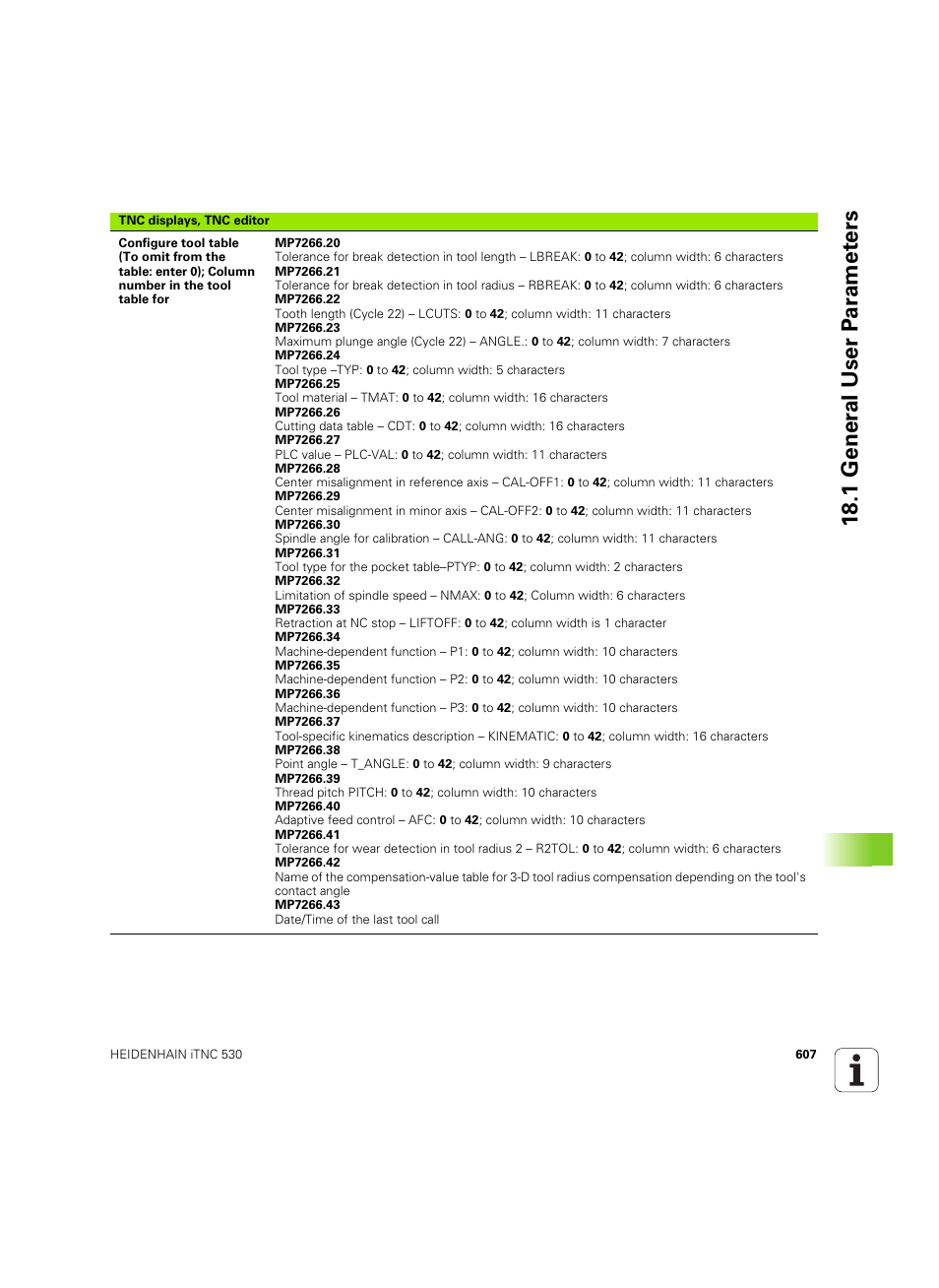 HEIDENHAIN iTNC 530 (606 42x-02) ISO programming User Manual | Page 607 / 648