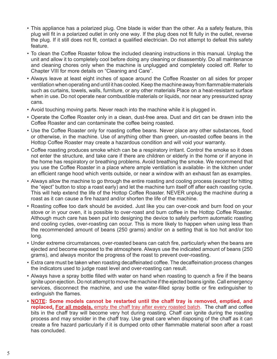 Chang Yue Industrial KN-8828P User Manual | Page 5 / 44