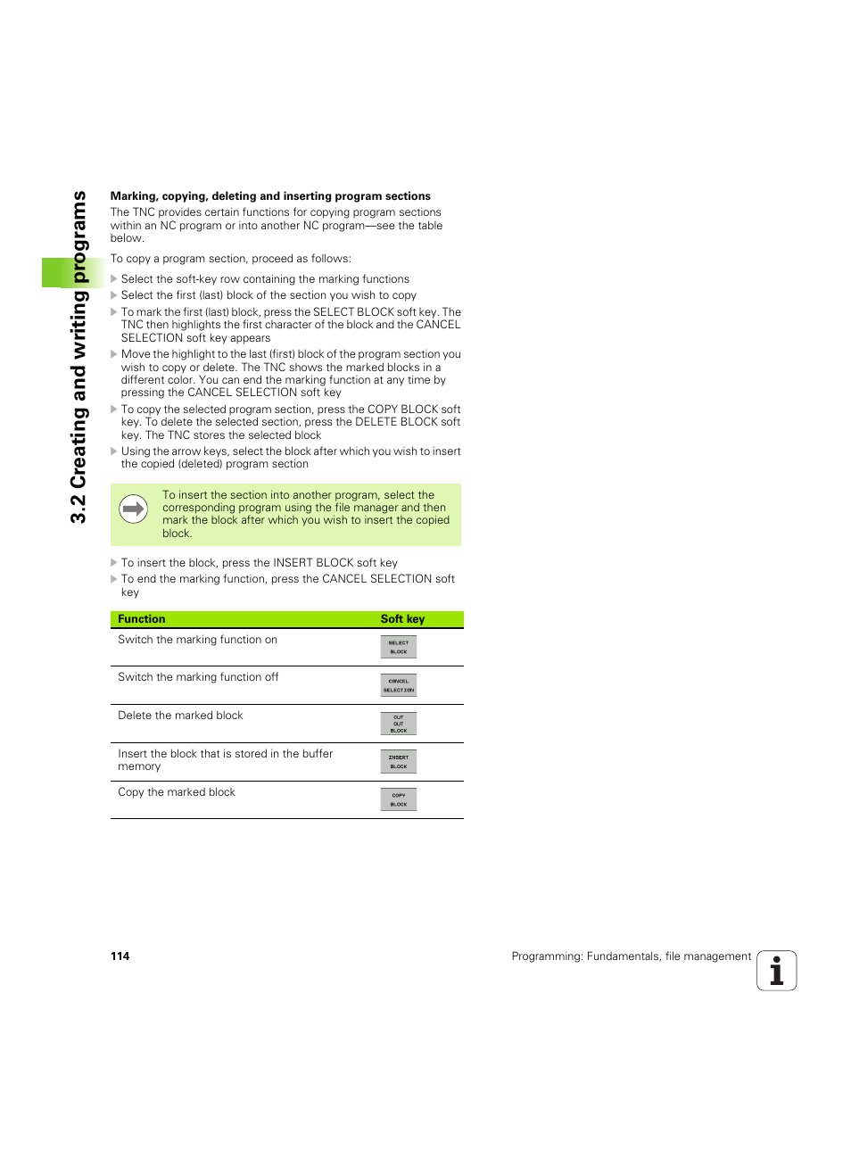 2 cr eating and wr iting pr ogr a ms | HEIDENHAIN iTNC 530 (60642x-03) User Manual | Page 114 / 735