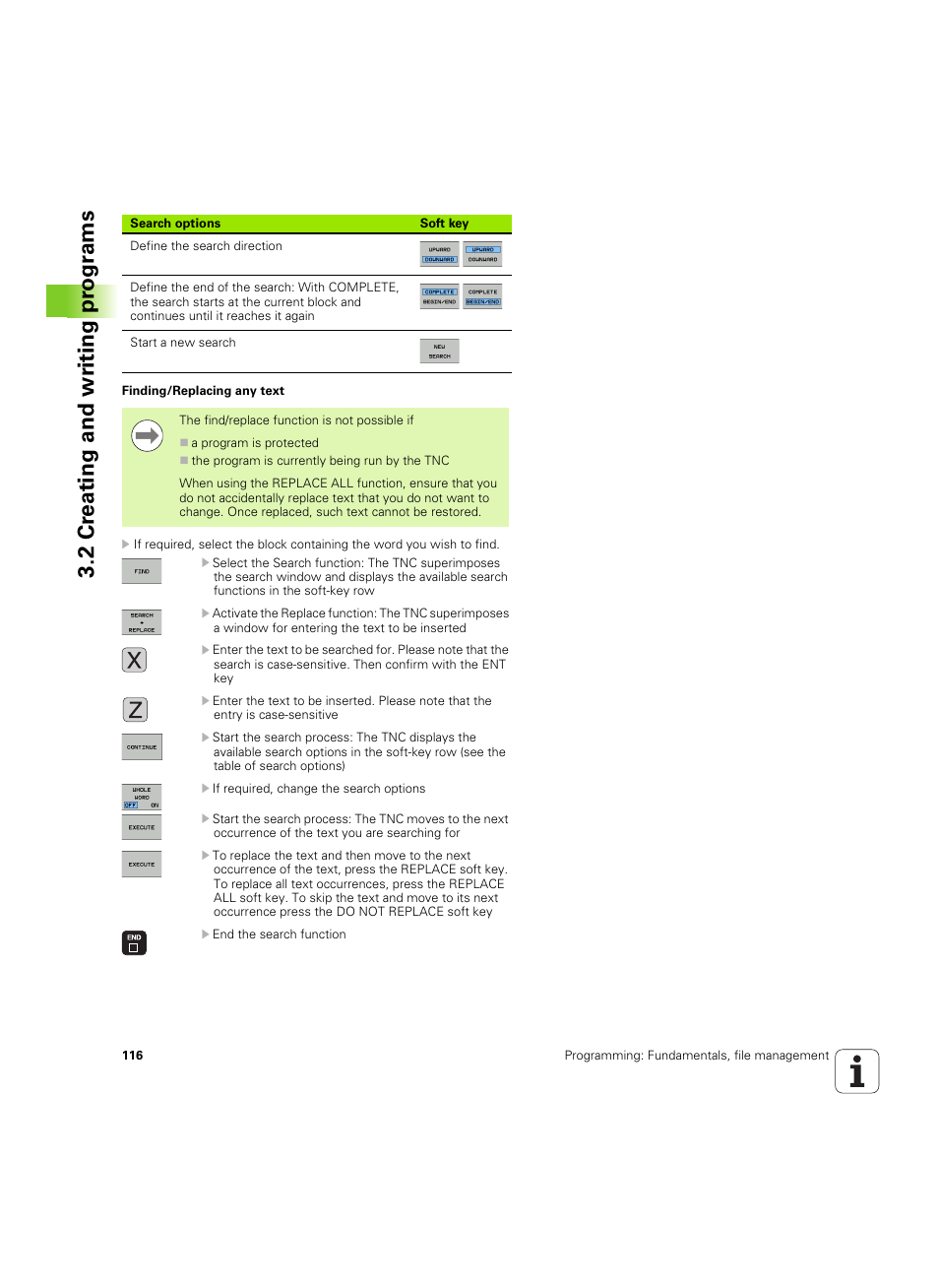 2 cr eating and wr iting pr ogr a ms | HEIDENHAIN iTNC 530 (60642x-03) User Manual | Page 116 / 735