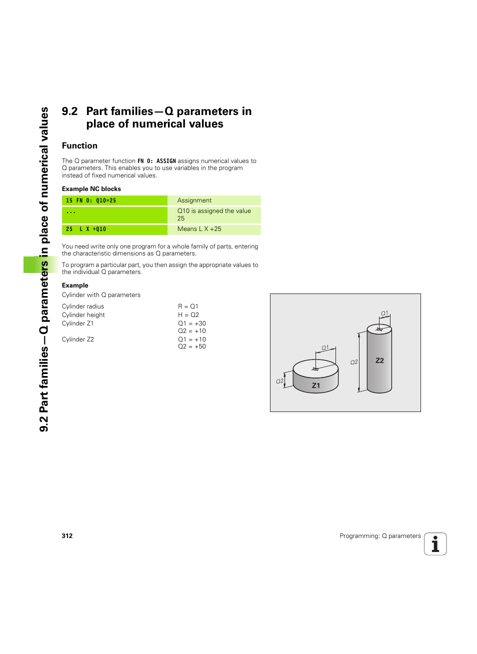 Function | HEIDENHAIN iTNC 530 (60642x-03) User Manual | Page 312 / 735