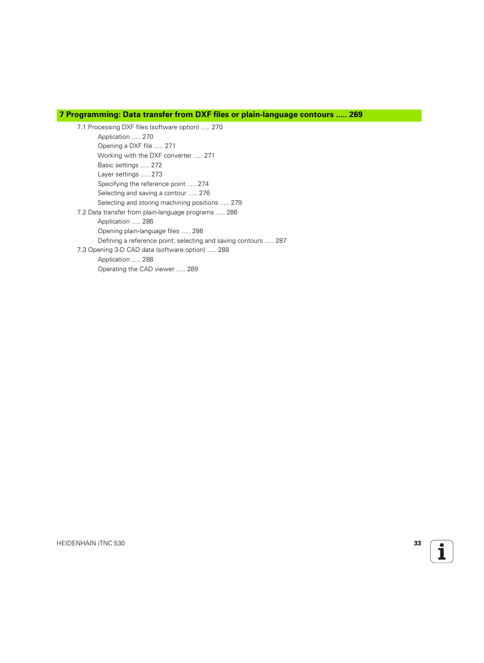 HEIDENHAIN iTNC 530 (60642x-03) User Manual | Page 33 / 735