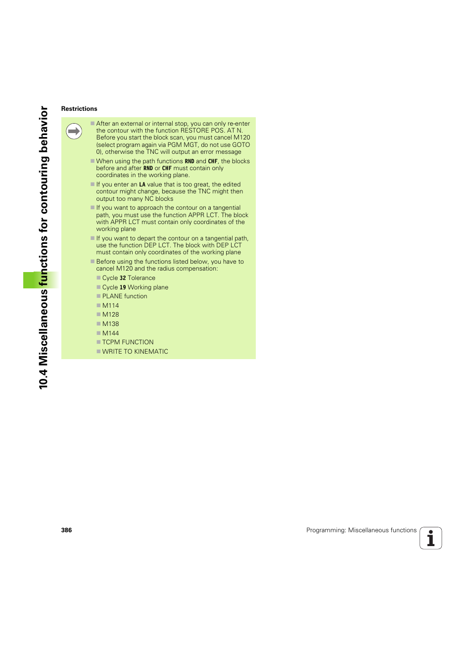 HEIDENHAIN iTNC 530 (60642x-03) User Manual | Page 386 / 735